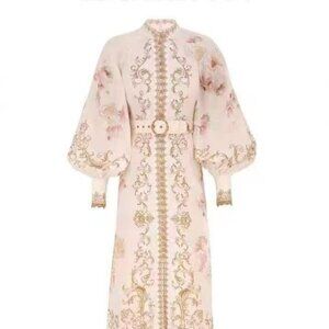 Zimmermann Victorian Style Dress with Belt  Size 1